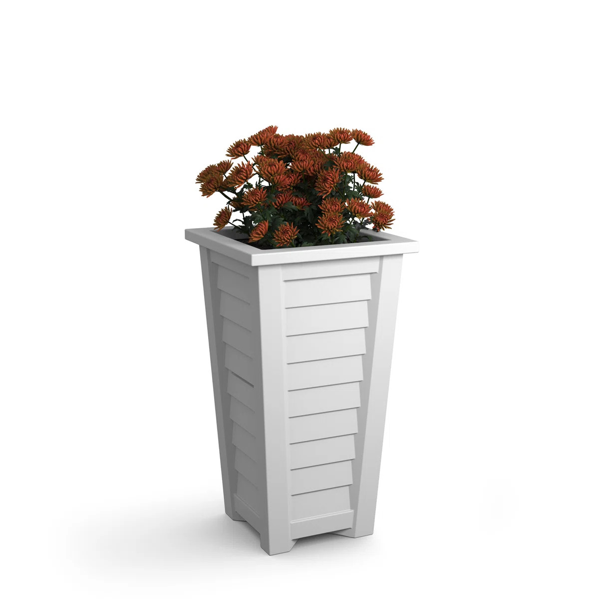 Lakeland Square Resin Planter with Water Reservoir | Wayfair North America