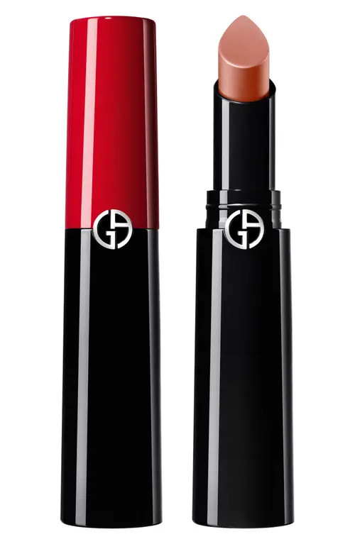ARMANI Lip Power Long-Lasting Satin Lipstick in 102 Romanza at Nordstrom | Nordstrom