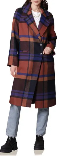 Walker Relaxed Fit Plaid Coat | Nordstrom
