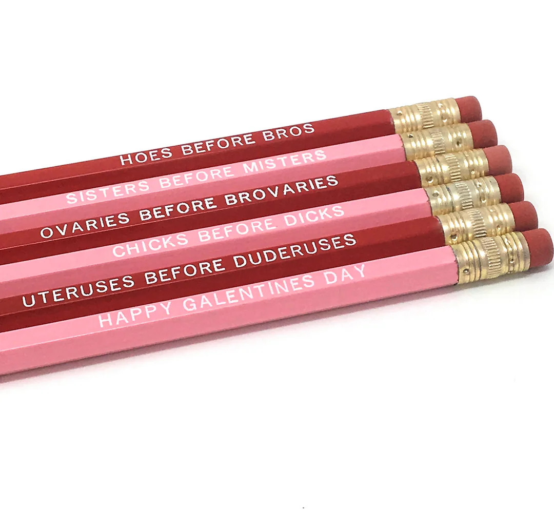 Galentines Pencil Set - Etsy | Etsy (US)