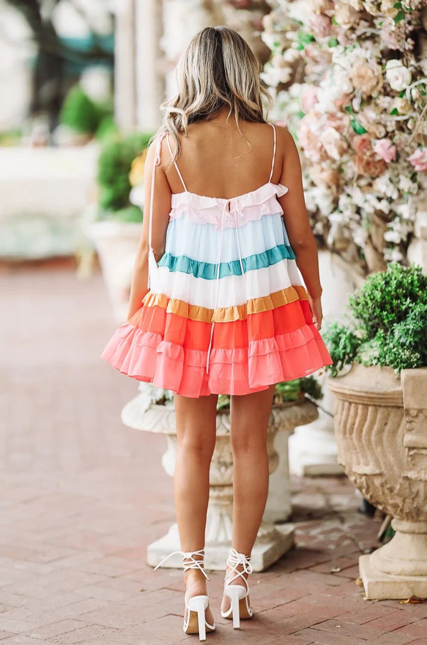 Rainbow Daze Sundress - Multi | Hazel and Olive