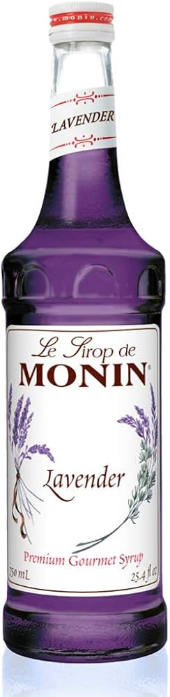 Monin - Lavender Syrup, Aromatic and Floral, Natural Flavors, Great for Cocktails, Lemonades, and... | Amazon (US)