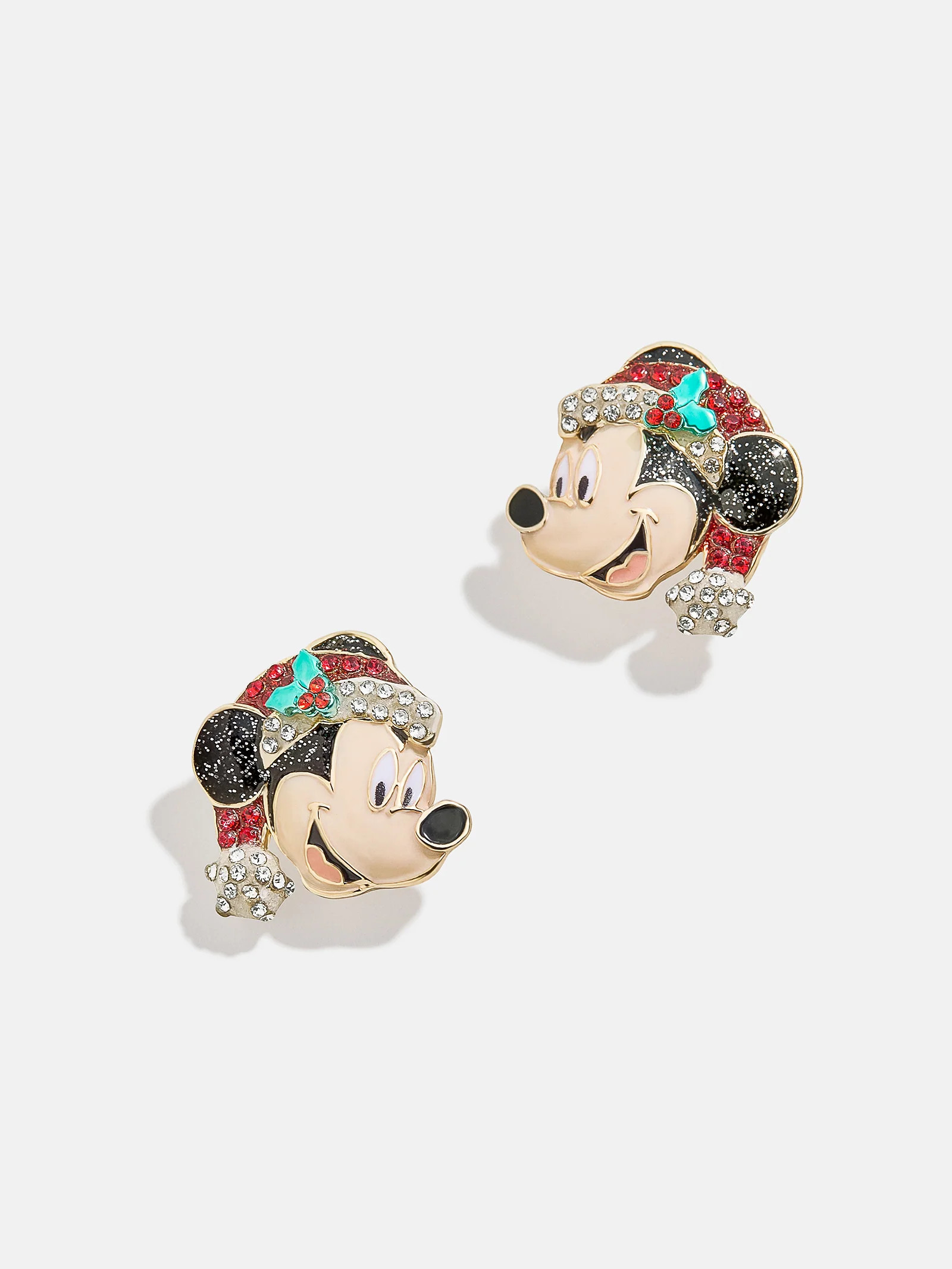 Disney Mickey Mouse Holly Jolly Earrings - Mickey Mouse | BaubleBar (US)