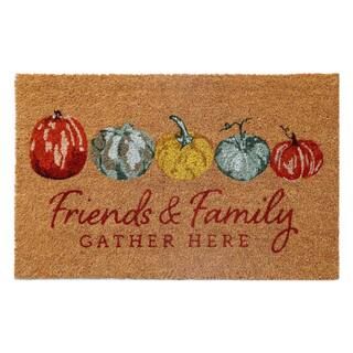 Friends & Family Pumpkin Doormat by Ashland® | Michaels Stores