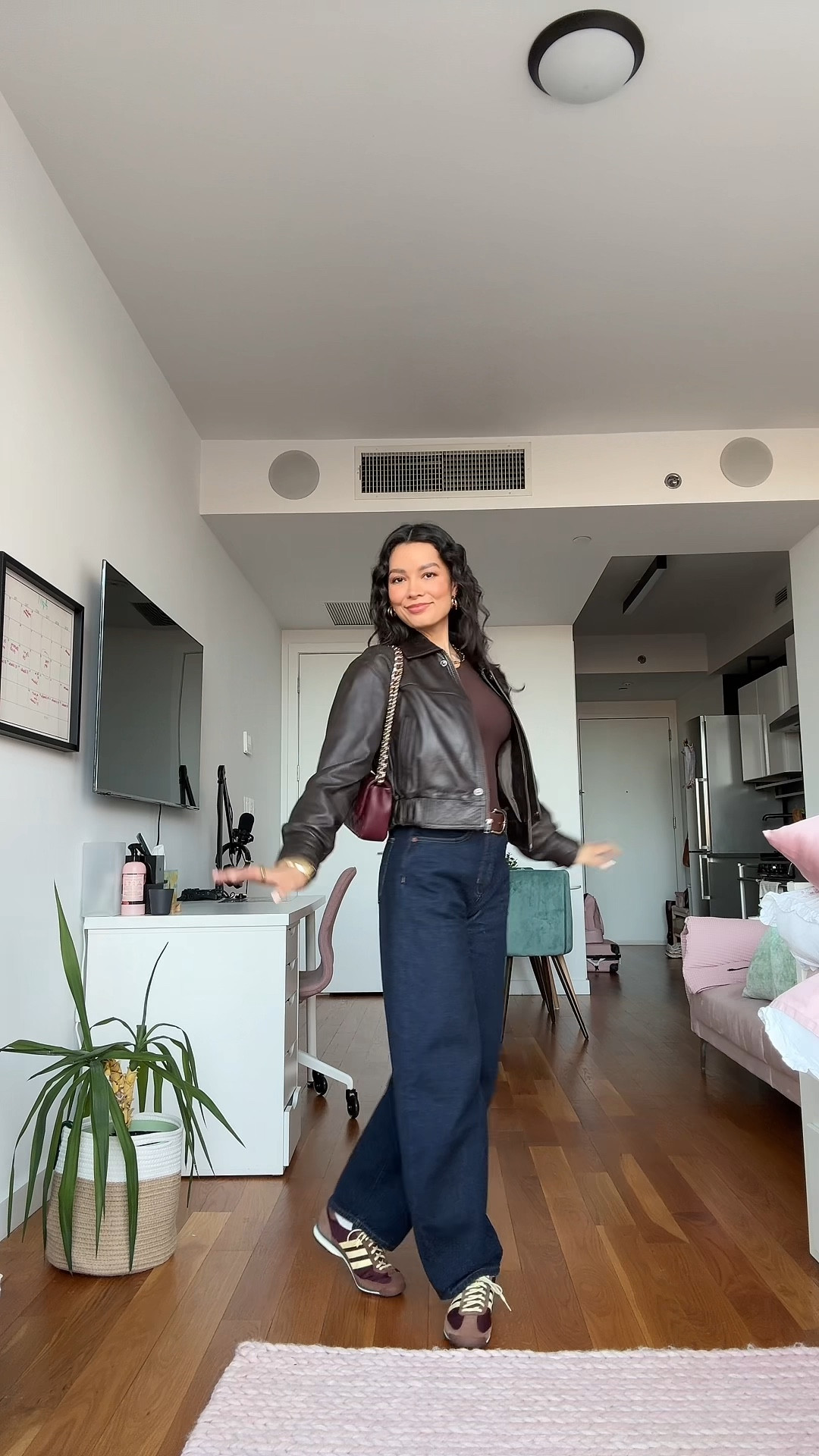 brown outfit with a pop of burgundy 

#LTKStyleTip #LTKSeasonal #LTKShoeCrush