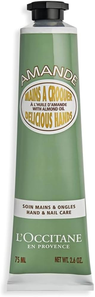 L'OCCITANE Almond Delicious Hands Cream, Nourishing & Firming Hand Moisturiser, Sweet Almond Scen... | Amazon (UK)