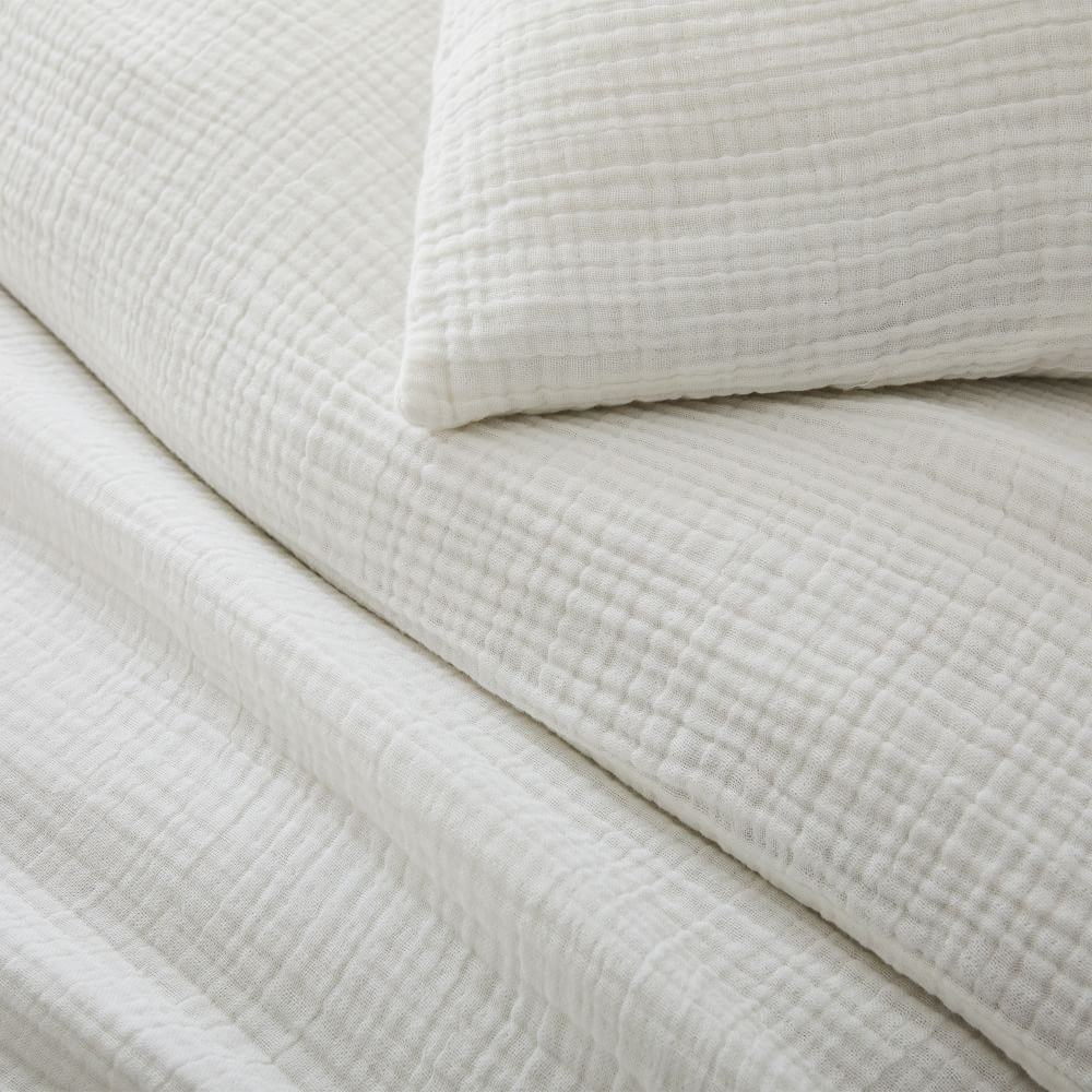 Dreamy Gauze Cotton Duvet Cover &amp; Shams | West Elm (US)
