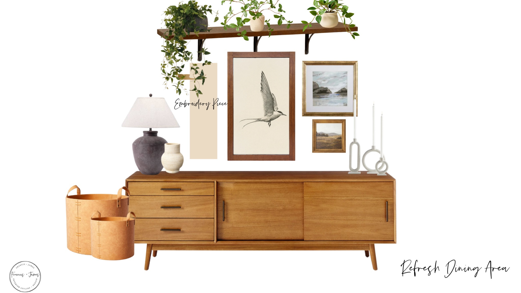 Console Table, Plant shelf, Home Decor, Plant decor, plants, plant home, bird prints, landscape prints, gallery wall, large black lamp, vase, marble candle sticks, white candle sticks, plant shelf, leather baskets

#LTKSeasonal #LTKhome #LTKfamily