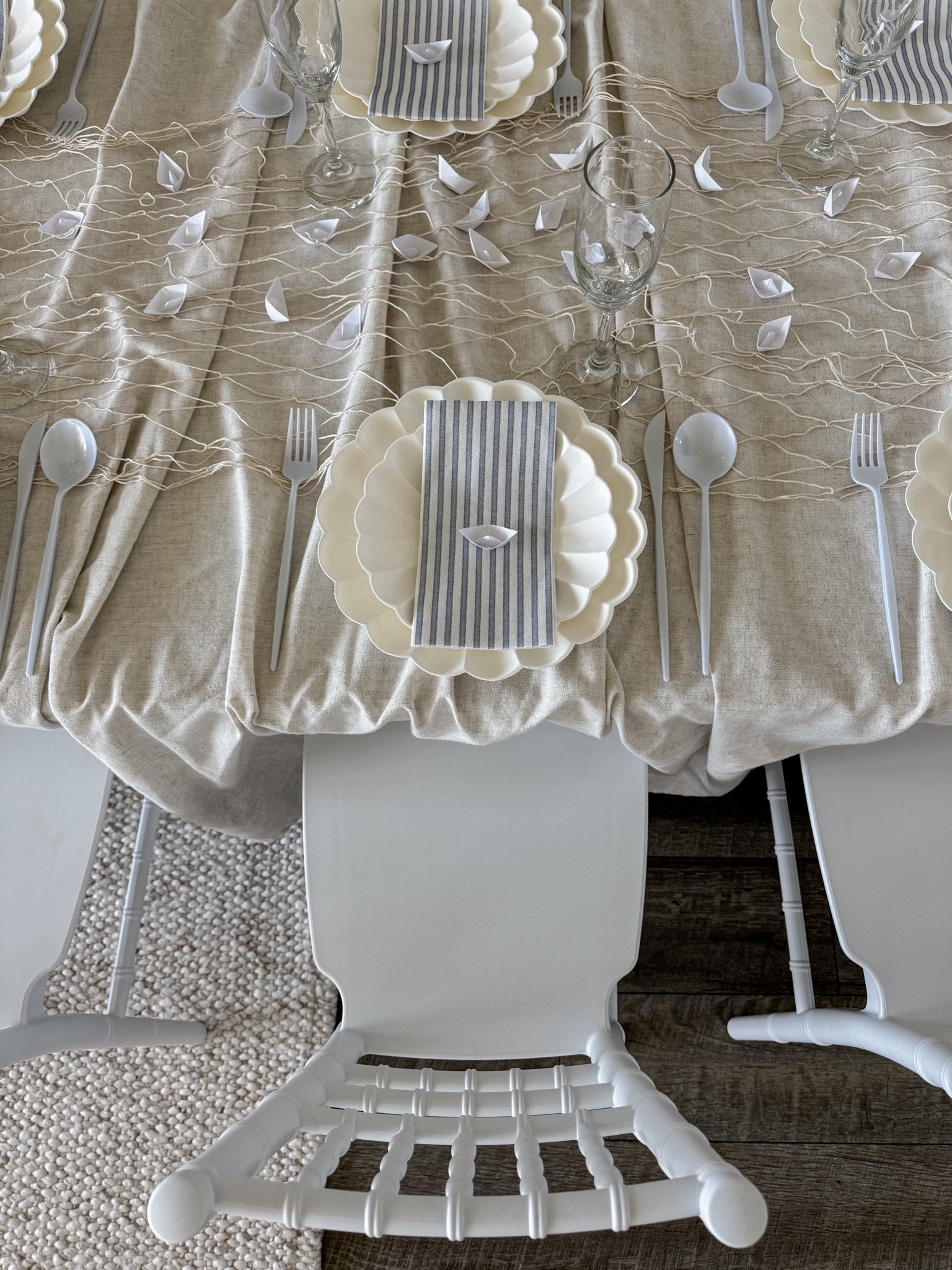 Table setting for a birthday in the style of the sea, sails, and the ocean 🌊 

#BirthdayParty #OceanTheme #SailboatDecor #SeaStyle #NauticalParty #MaritimeCelebration #SailingBirthday #OceanDecor #NauticalBirthday #MarineTheme #LTKhome #LTKparty #LTKbirthday #LTKdecor #LTKcelebration #LTKunder50 #LTKunder100 #LTKkids #LTKfamily #LTKstyletip #LTKstyling #LTKthemeparty #LTKcoastal #LTKnautical #LTKseaside #LTKtablescape #LTKentertaining #LTKevent #LTKideas #LTKinspo #LTKsummer #LTKseasonal #LTKhomedecor #LTKliving #LTKpartyideas #LTKpartytime