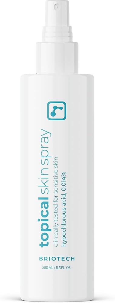 BRIOTECH Topical Skin Spray, Hypochlorous Acid Spray for Sensitive Skin, HOCl Facial Mist, Full B... | Amazon (US)