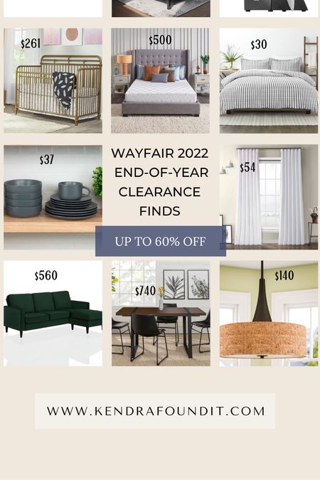 #ad #wayfair 🚨Sale Alert! @Wayfair’s End-Of-Year Clearance event is happening now!  I’ve done the shopping for you by rounding up my top picks and some of the best deals (up to 60% off!). So sit back, relax, and let’s get decorating on a budget. 

#saleblogger #salealert #wayfairfinds #transitionaldecor #moderntraditional #homedecor #wayfairfinds #salealert #decoratingonabudget #moderntraditional #designonadime #luxforless #transitionaldesign #bed #curtains #nursery #crib #transitionalstyle #bedding #bedroom  #Henckels #diningtable #newbed

Wayfair sale finds. Wayfair finds. Affordable home decor.  Affordable lighting. Affordable curtains.  Affordable bakeware.  New bedding. Henckels knives.  Affordable bed.  Dishes. New bed. Home decor deals. 

#LTKhome #LTKsalealert #LTKFind