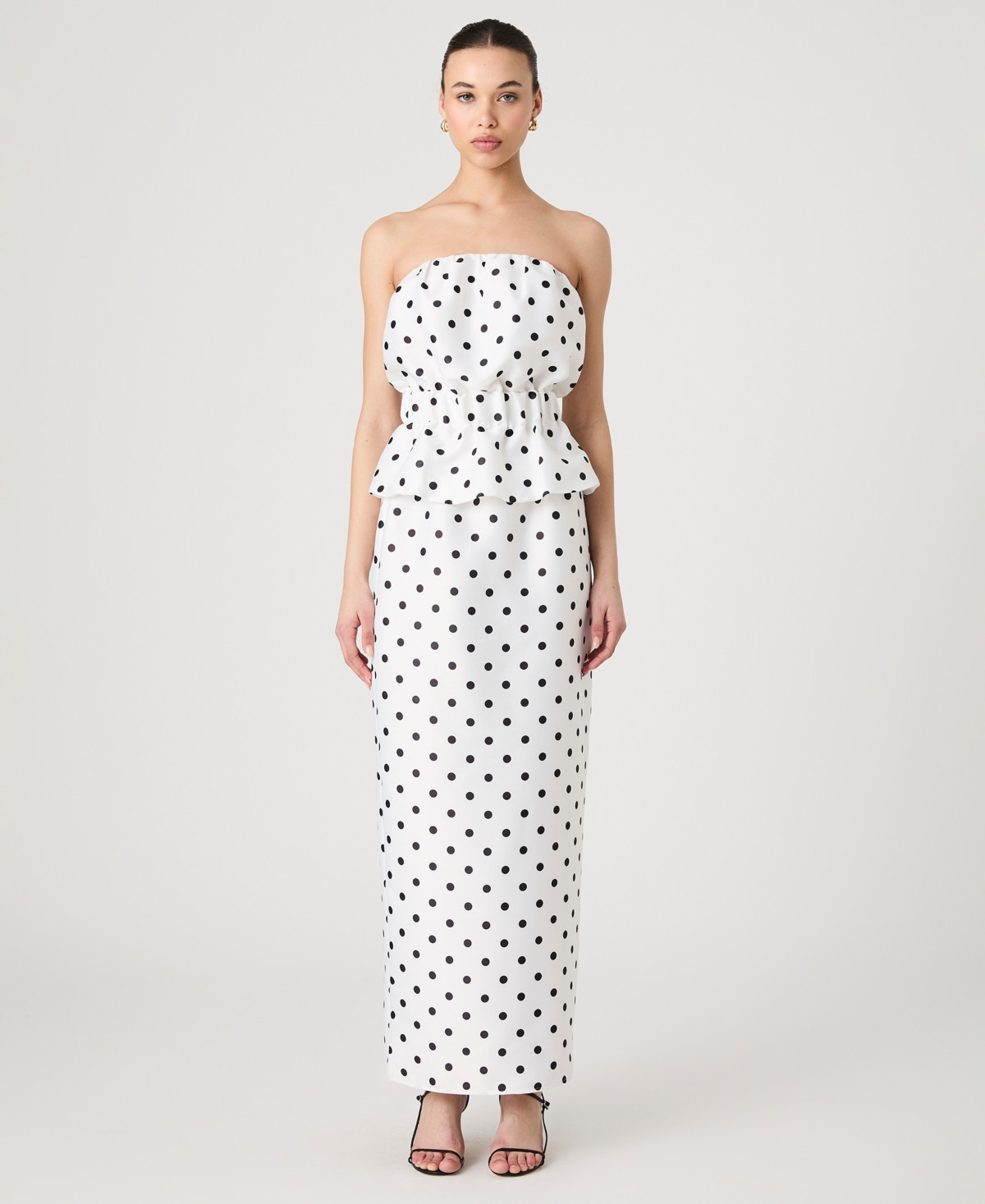 French Connection Women's Polka Dot Maxi Skirt - Summer White/Polka Dot | Macy's