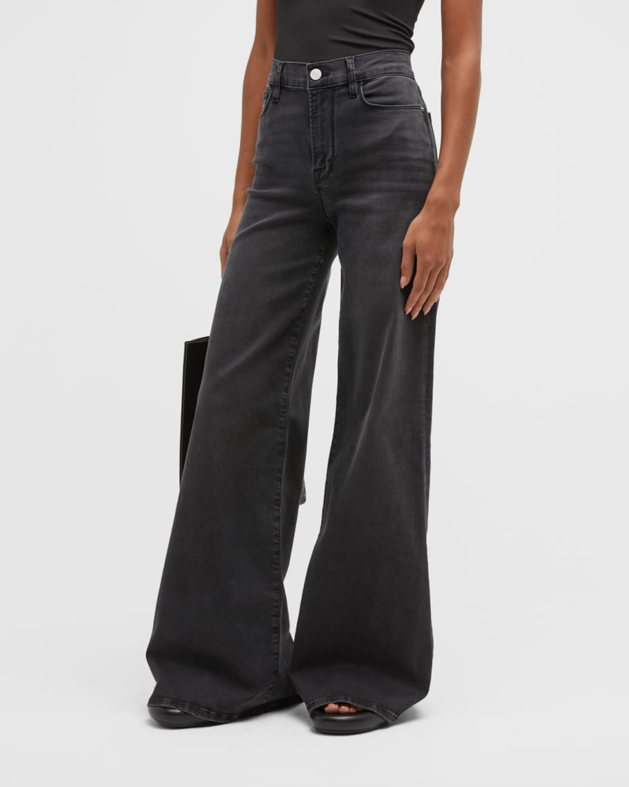 FRAME Le Palazzo Wide Baggy Jeans | Neiman Marcus