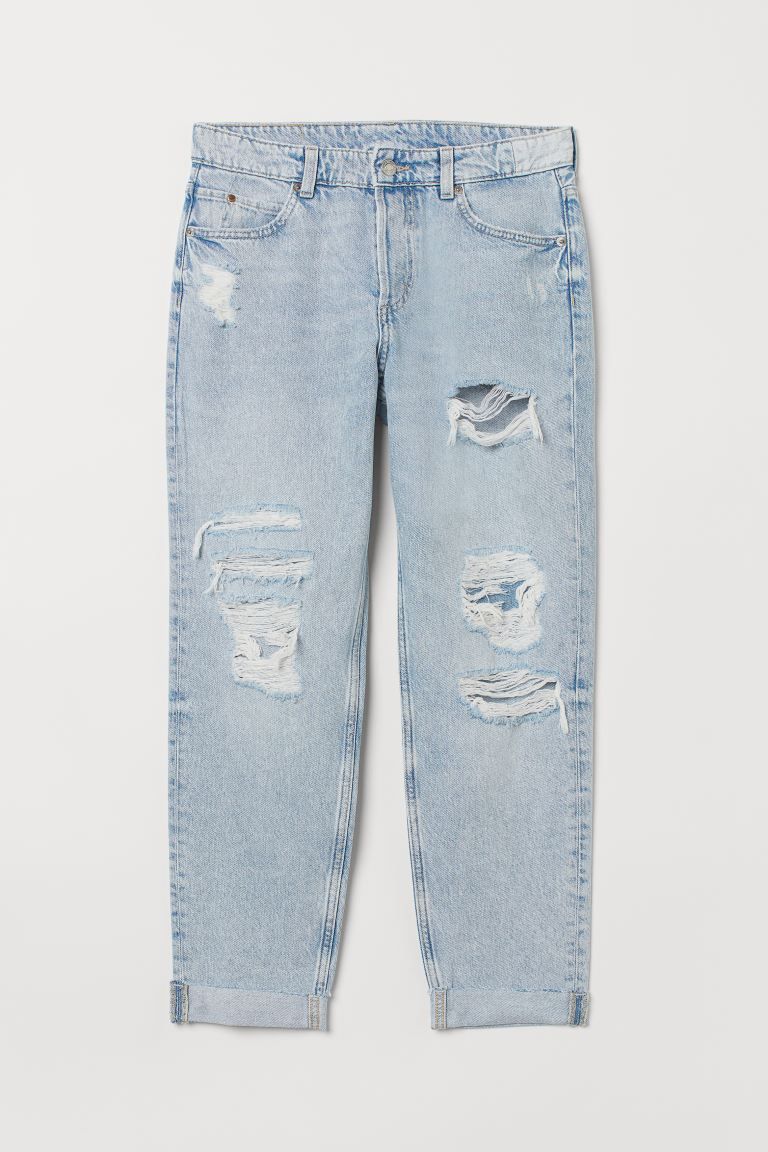 Boyfriend Low Regular Jeans | H&M (US)