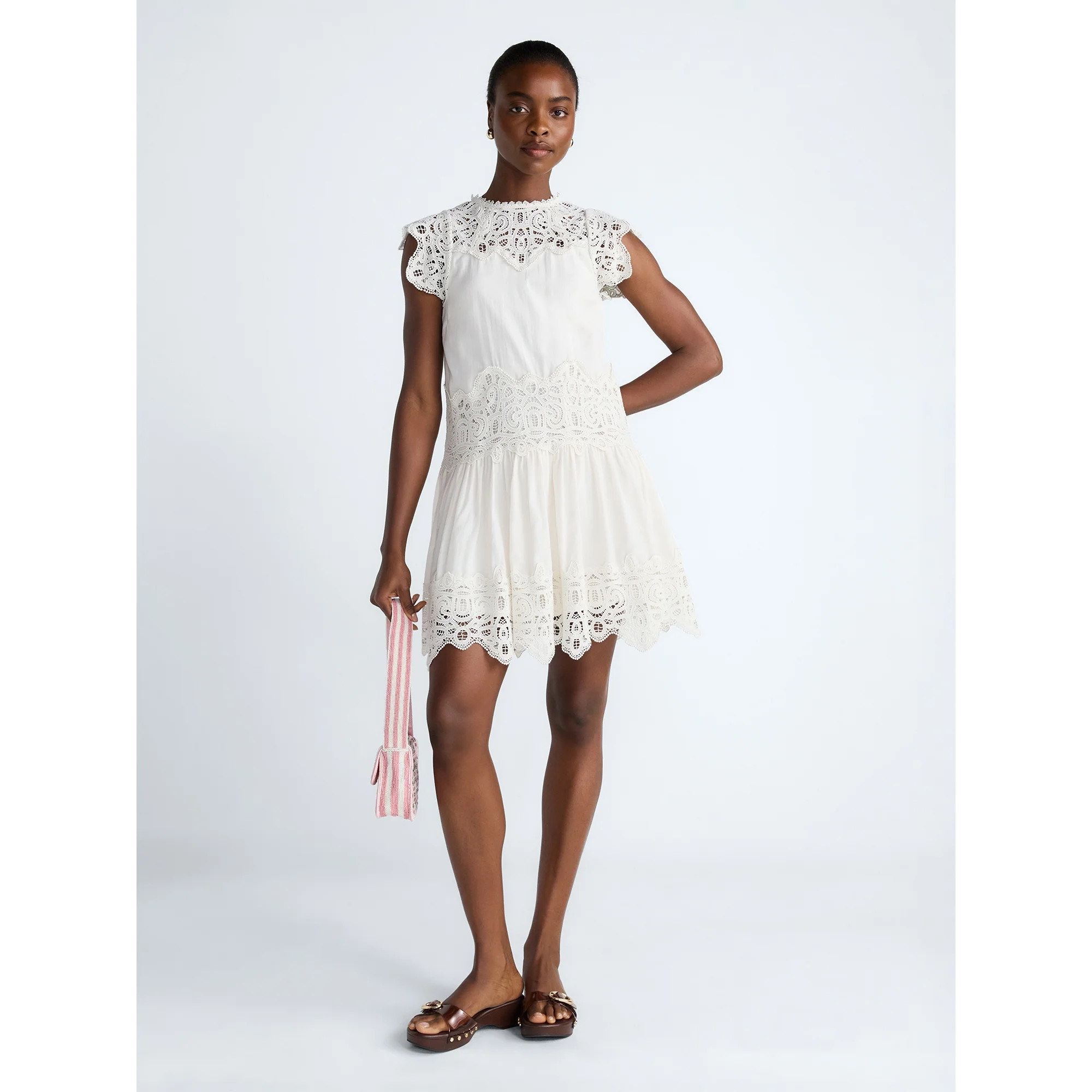 Scoop Women's and Women's Plus Crochet Mini Dress, Sizes XS-4X - Walmart.com | Walmart (US)