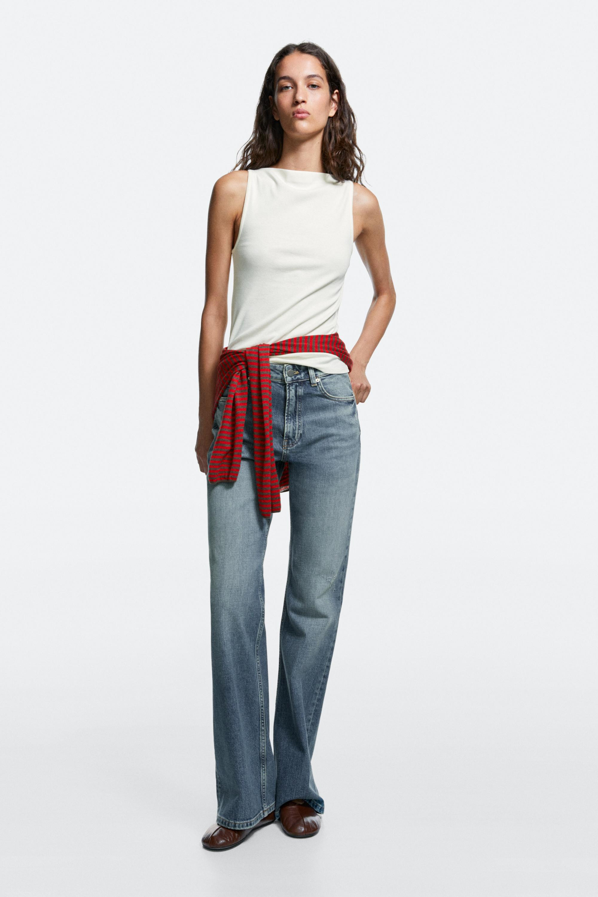 Jean bootcut taille haute | Massimo Dutti FR