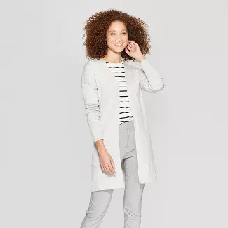 Women's Back Belt Open Cardigan Sweater - A New Day™ | Target