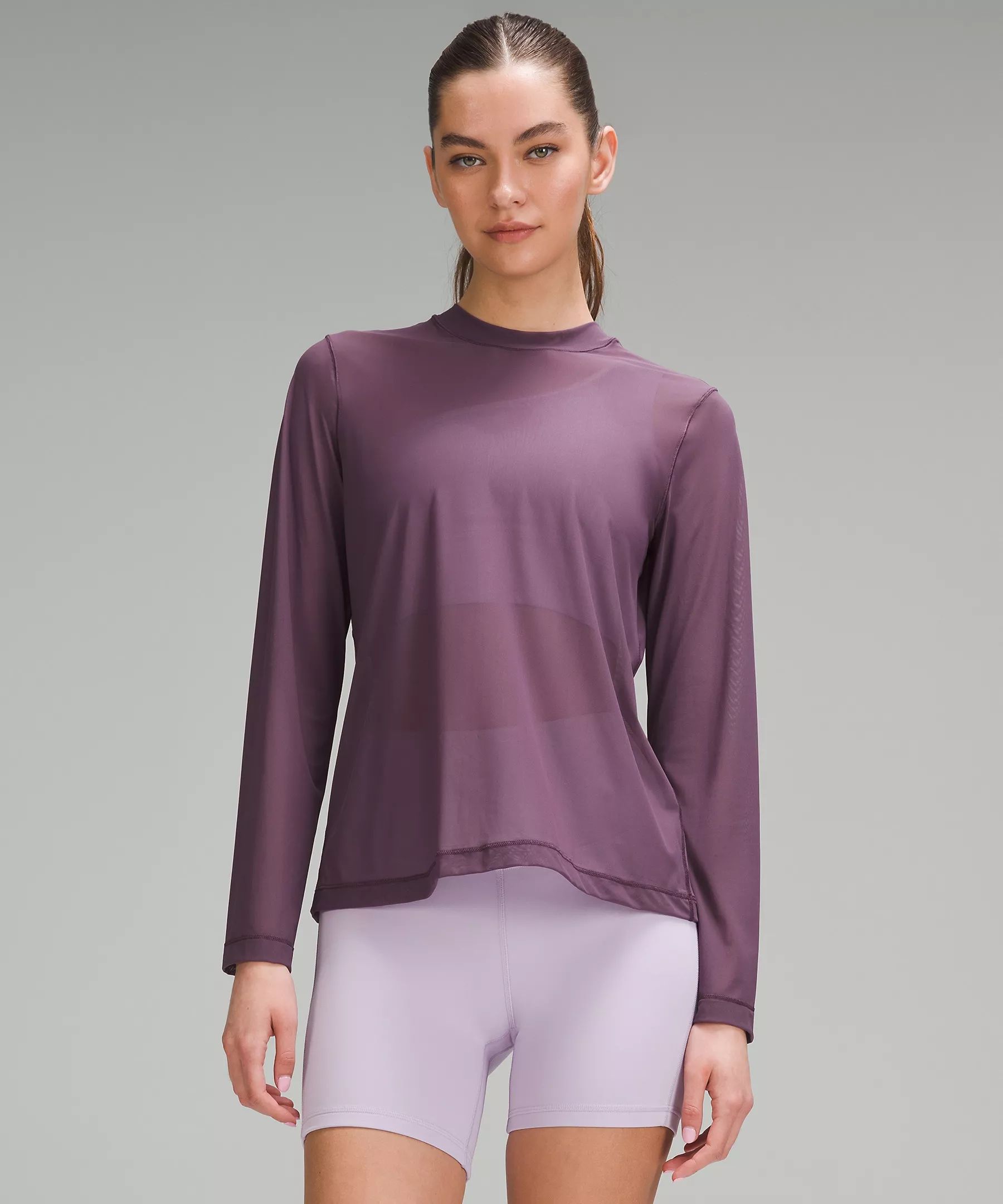 Keyhole Mesh Long-Sleeve Shirt | Lululemon (US)