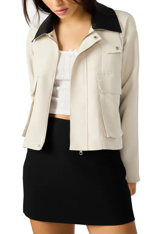 Steve Madden Barn Jacket in Oatmeal at Nordstrom, Size X-Large | Nordstrom