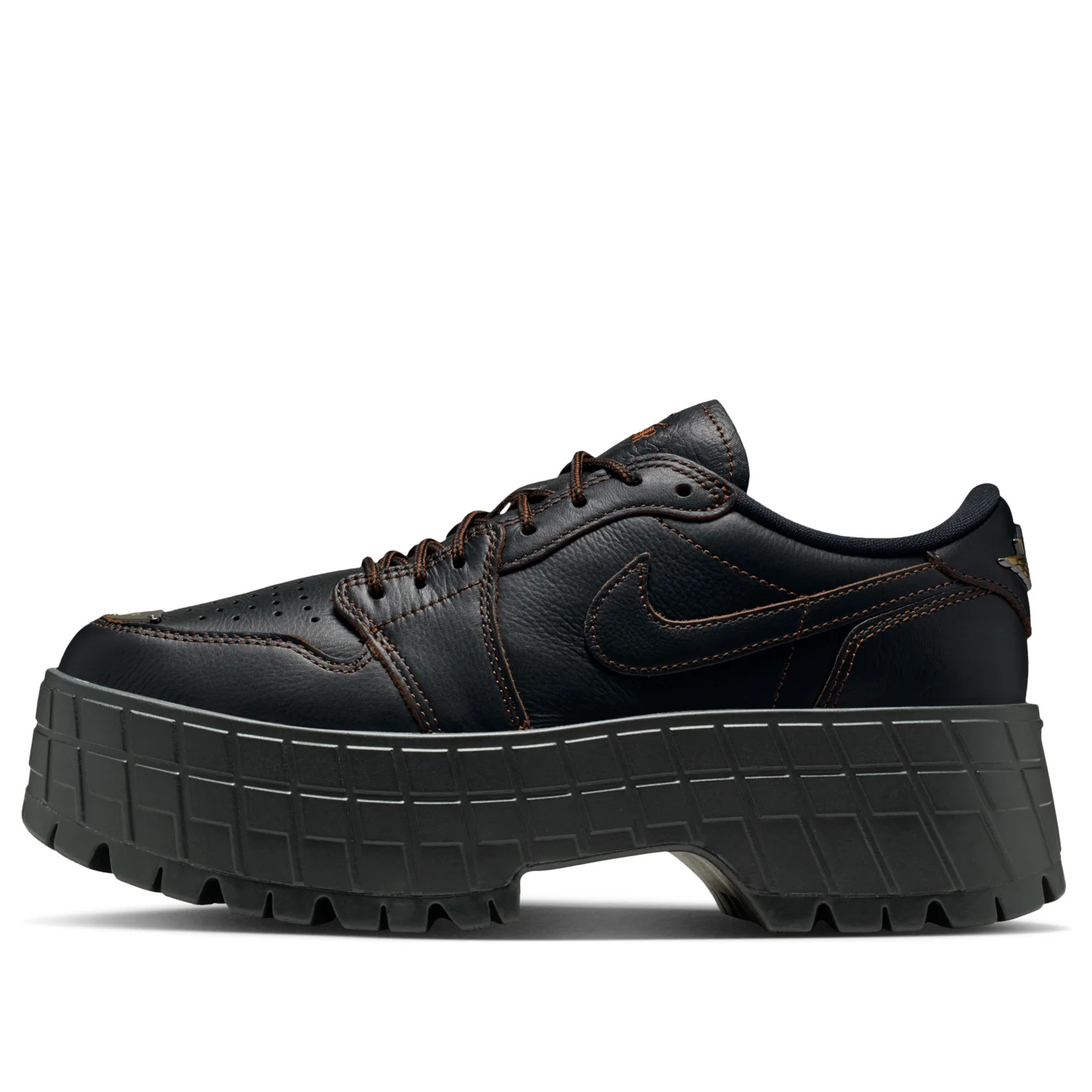 (WMNS) Air Jordan 1 Brooklyn Low 'Black Workboot' HF3184-002 | KICKS CREW