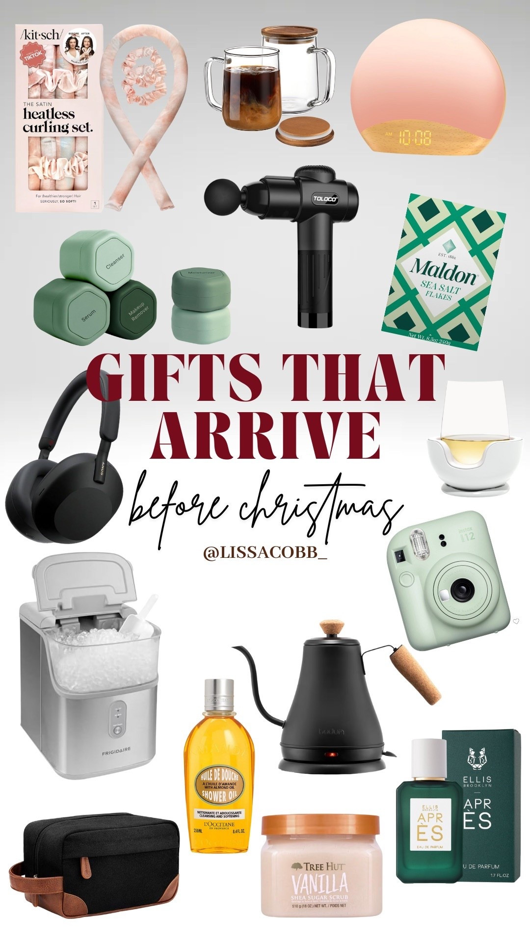 Gifts that arrive before Christmas 

Gift guide
Gift ideas


#LTKFindsUnder100 #LTKGiftGuide