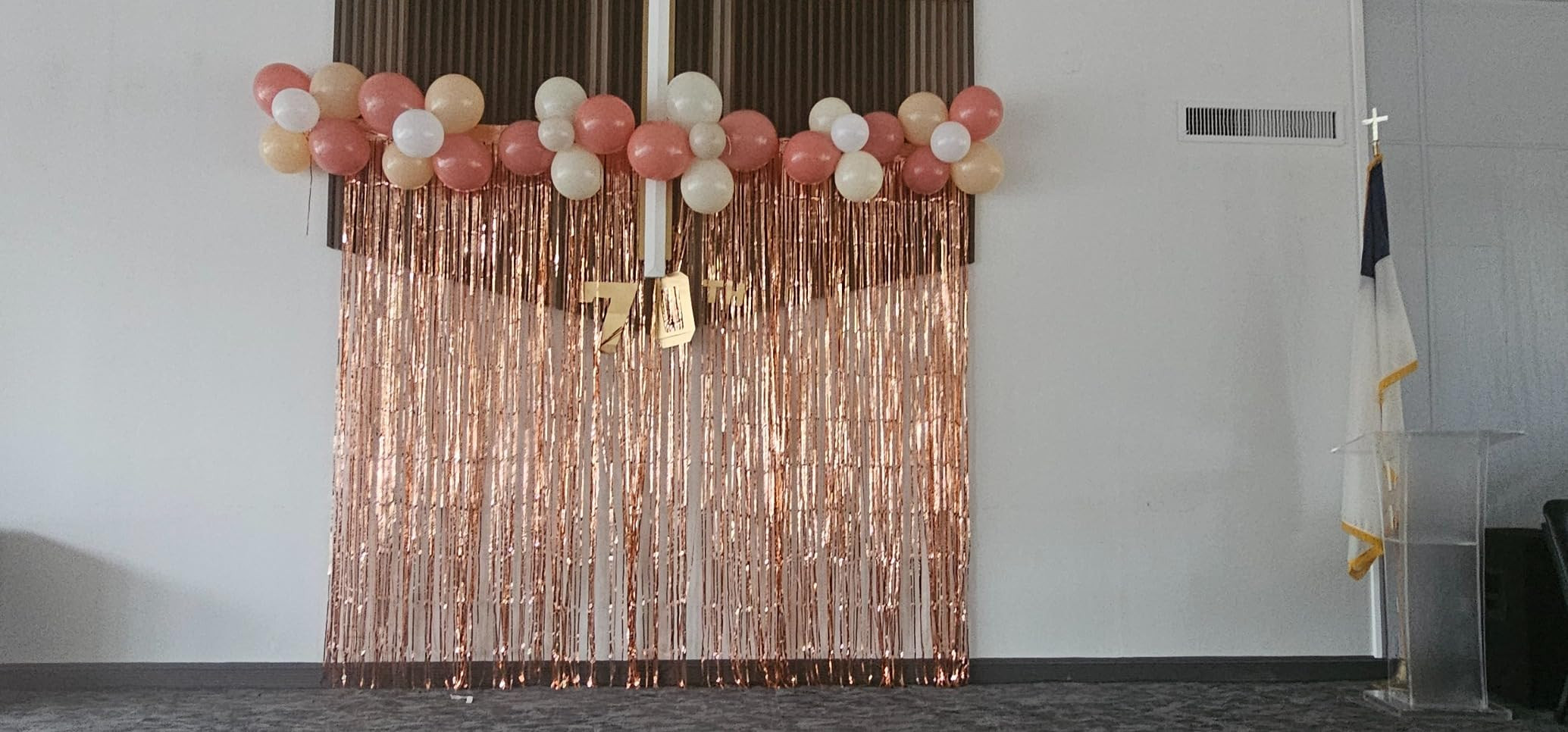 Crosize 2 Pack 3.3 x 9.9 ft Dark Blue Foil Fringe Curtains Party Decorations, Blue Tinsel Curtain... | Amazon (US)