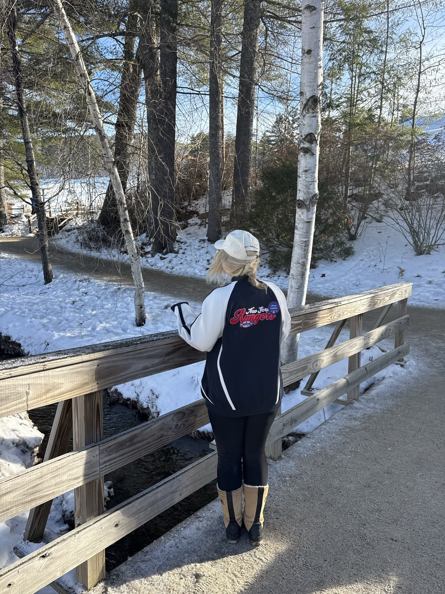 My jacket from behind I got it for Christmas and love it! go New York Rangers. The Fanatics x Lululemon collab is the best. 

#LTKSeasonal #LTKPetite #LTKActive