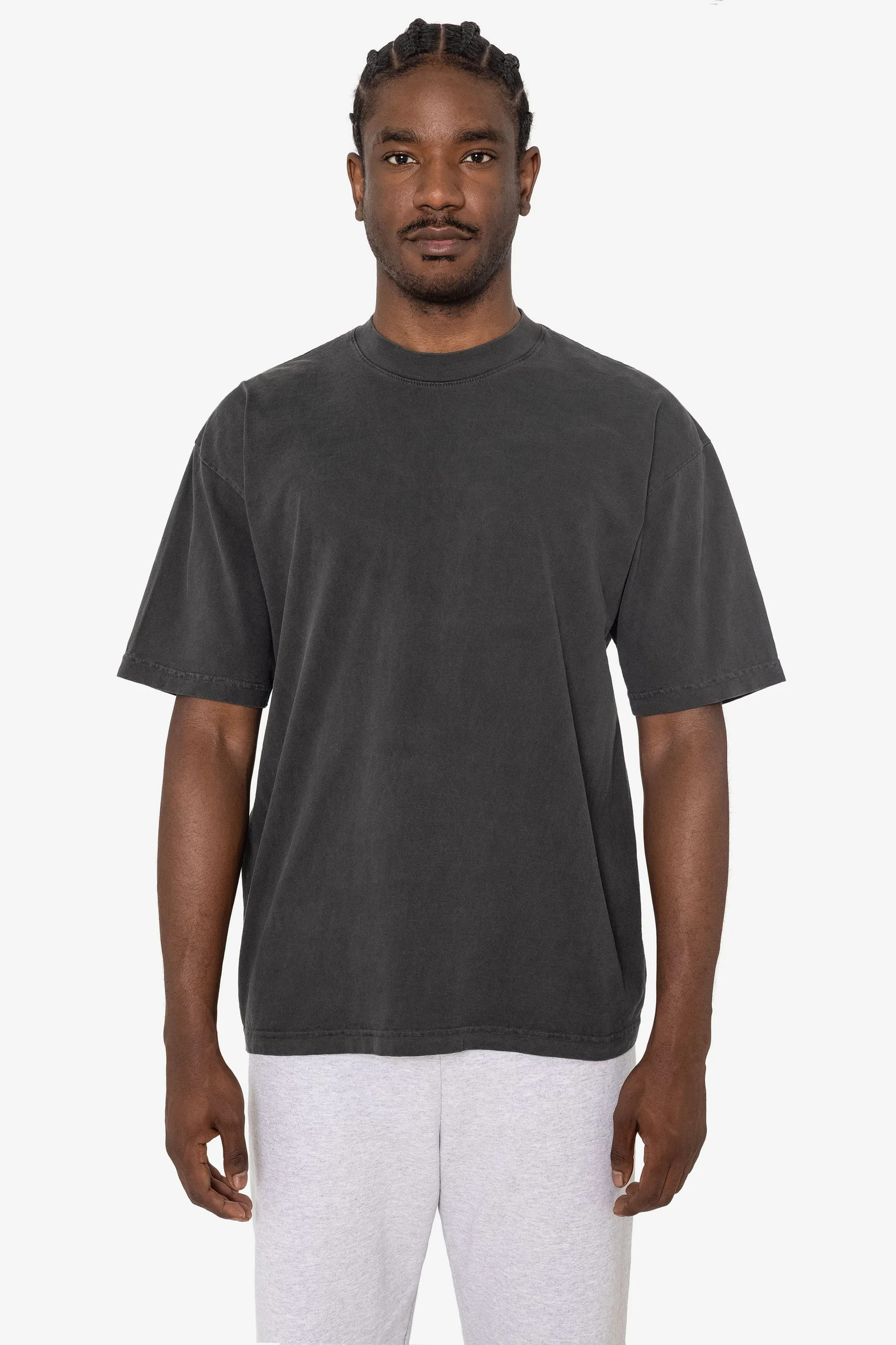 The 1801 - 6.5oz Garment Dye Crew Neck T-Shirt | Los Angeles Apparel