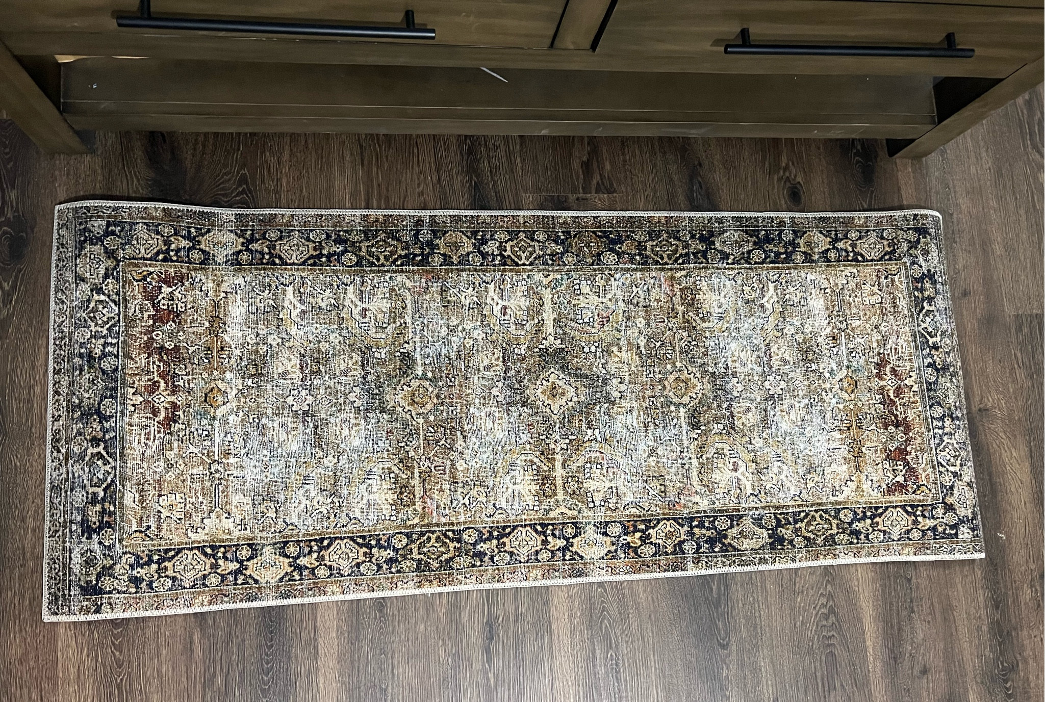 New runner for the bathroom! I probably should’ve went a little bit longer - may send it back and get the 7ft. I love love love the colors!! Linked both sizes on #amazon. 

#LTKfindsunder100 #LTKsalealert #LTKhome