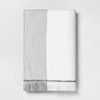 Click for more info about Fringe Bath Towel Microstripe Gray - Hearth & Hand™ with Magnolia