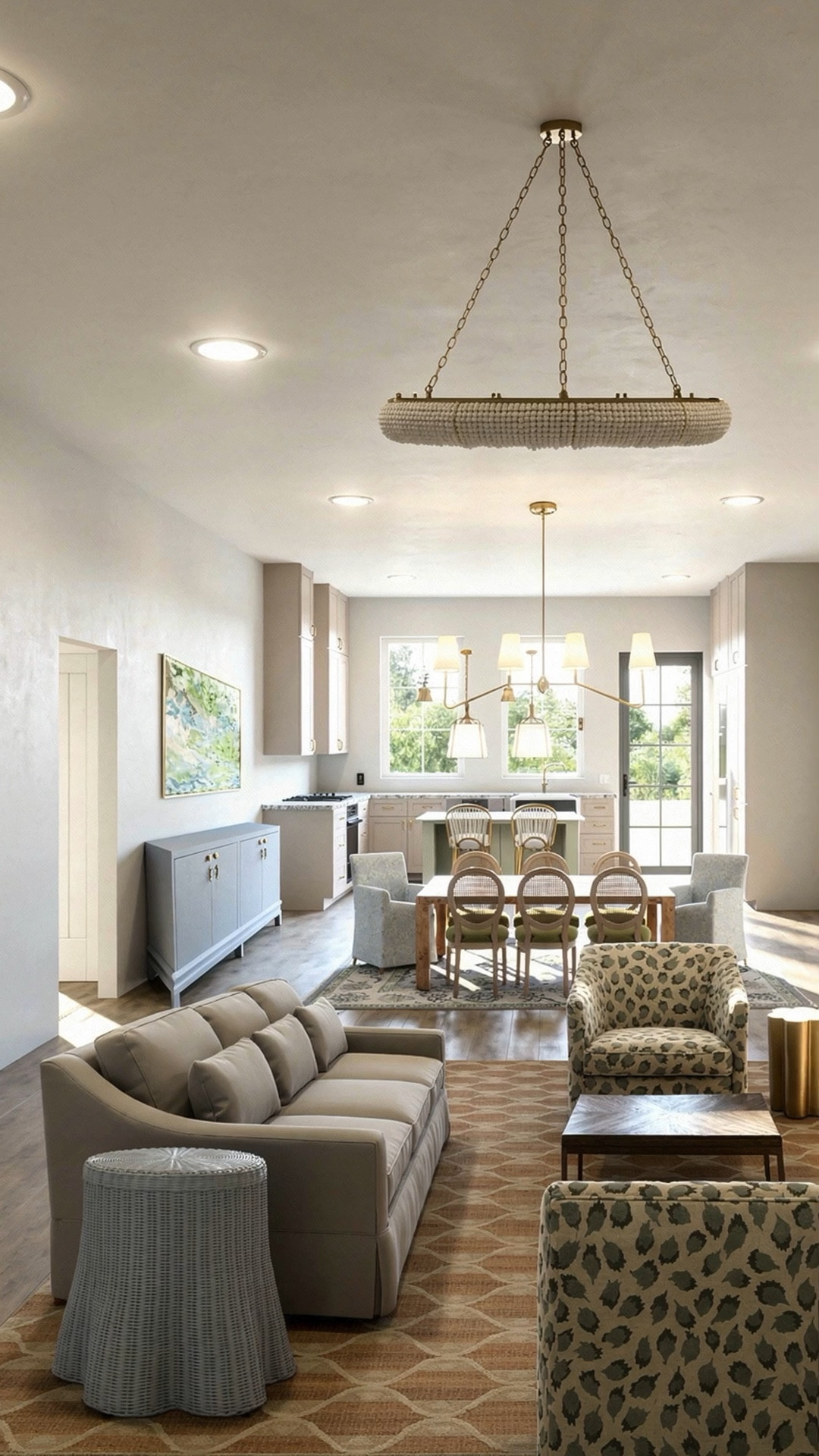 Renders of the main living, dining, and kitchen from a new build! Love how these colors are coming together 

#LTKdayinmylife #LTKSaleAlert #LTKHome