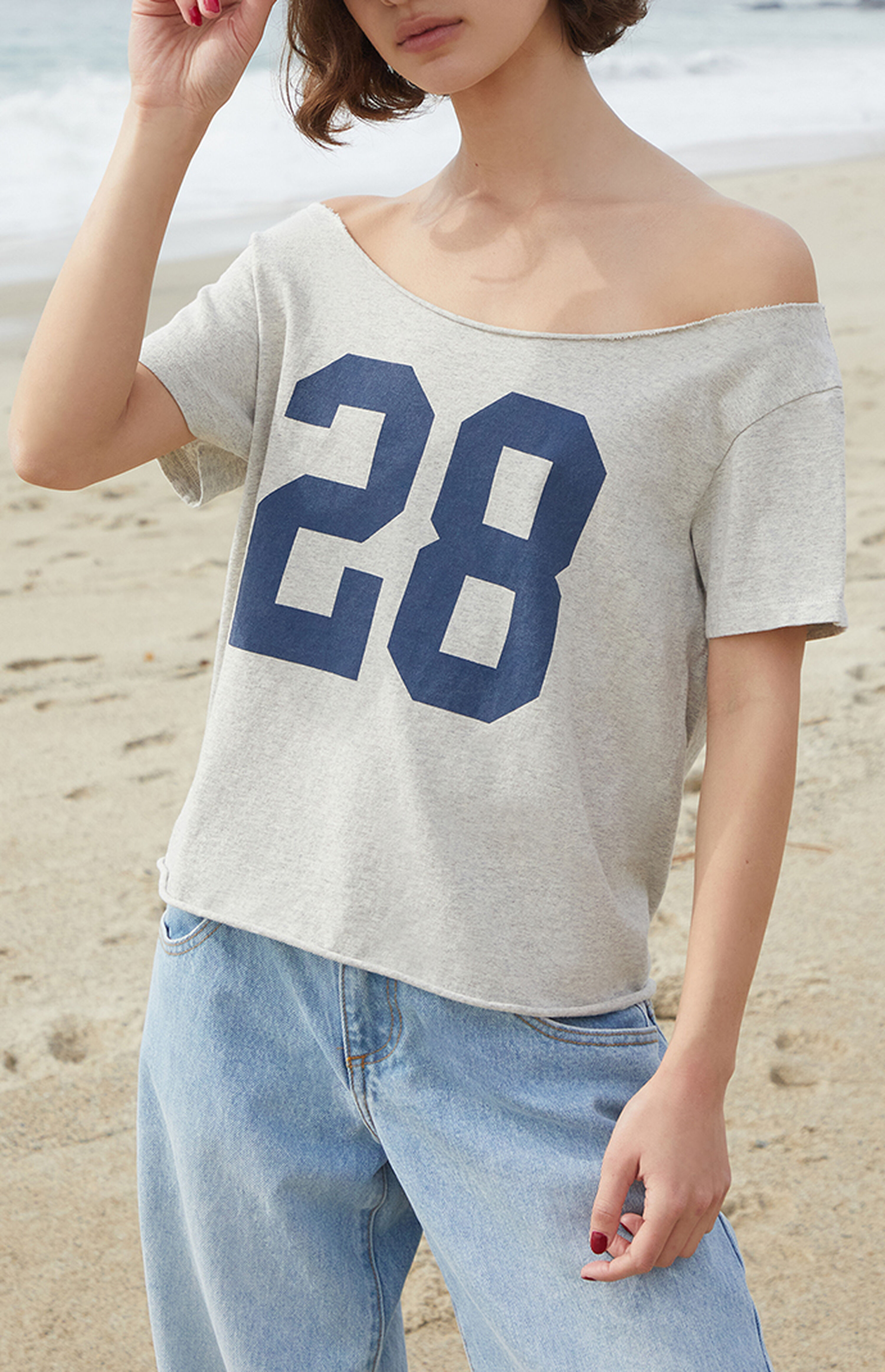 John Galt Gray 28 Robyn Off-The-Shoulder Top | PacSun