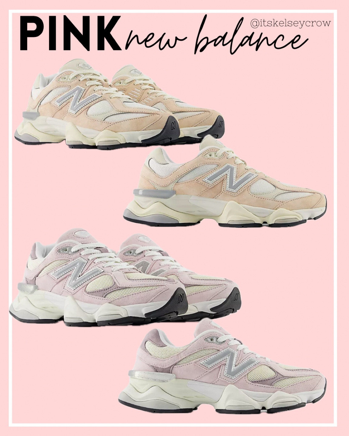Pink new balance 90s dad sneakers chunky tennis shoes active new year work out

#LTKShoeCrush #LTKStyleTip #LTKFitness