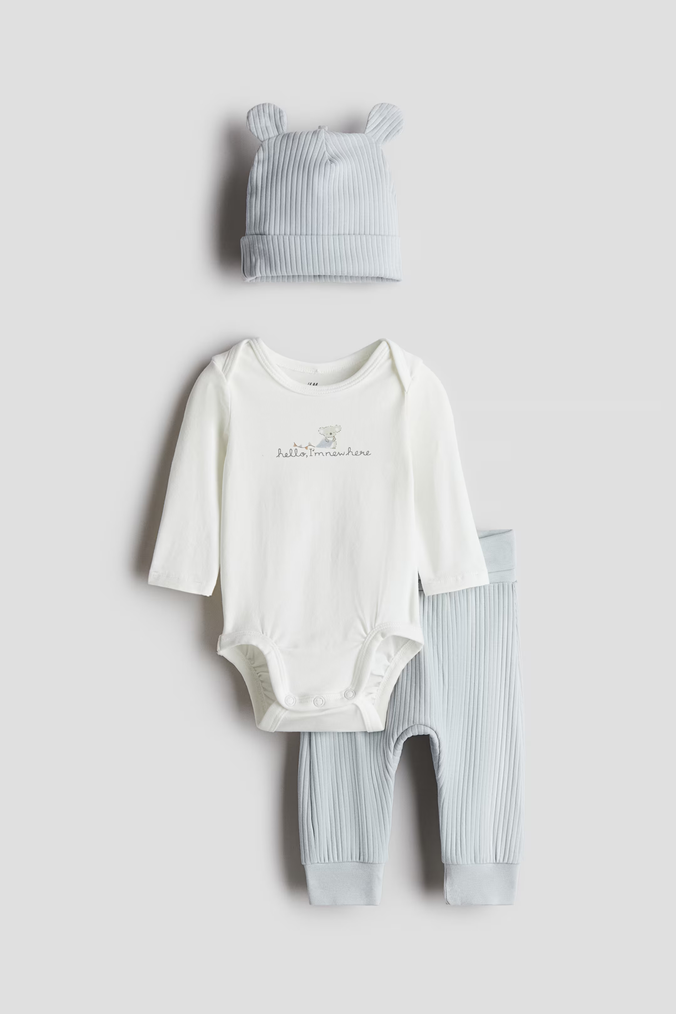 3-piece Cotton Jersey Set | H&M (US + CA)