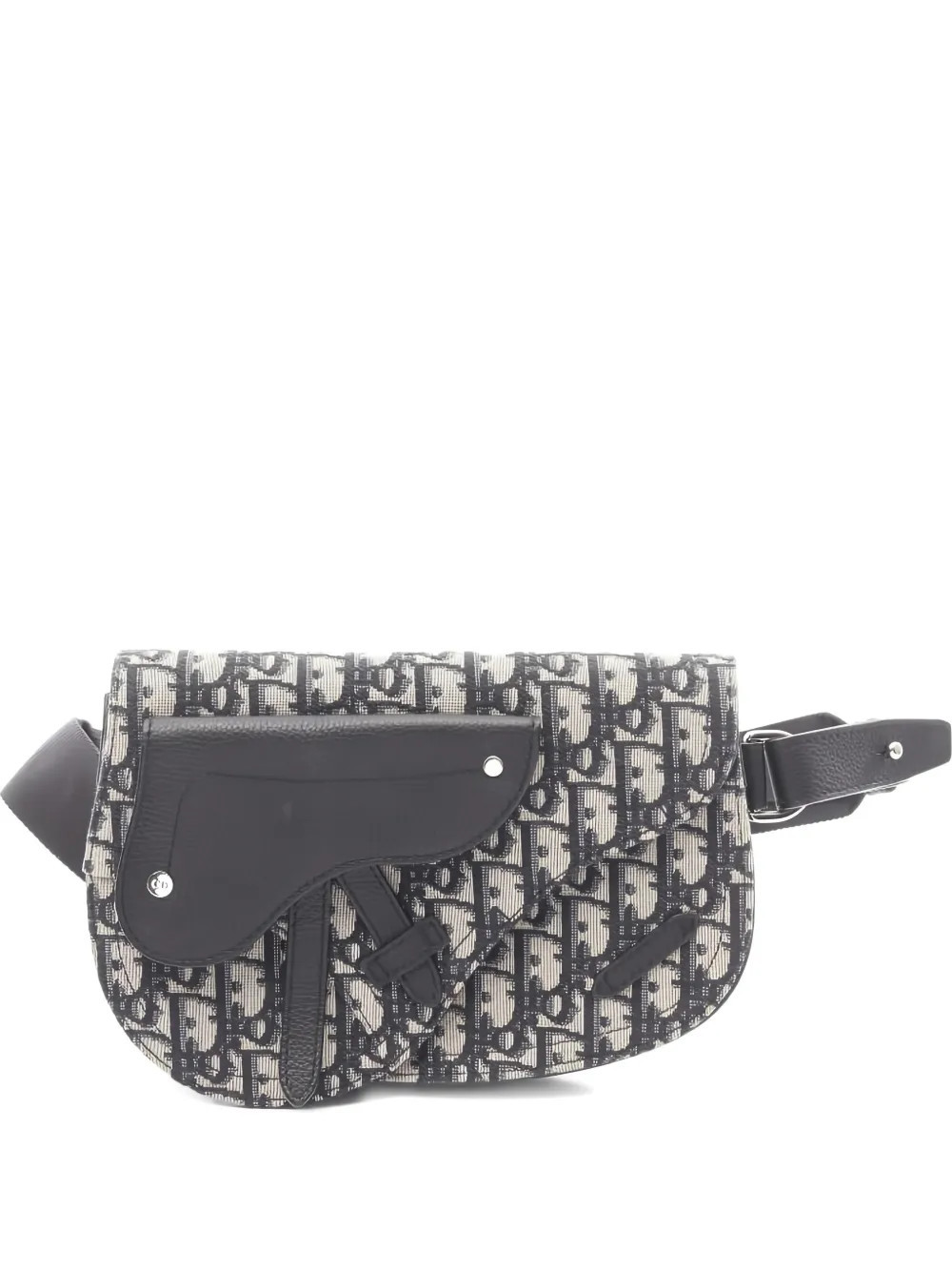 Christian Dior Pre-Owned 2010s Oblique Saddle belt bag - Neutrals | Farfetch Global