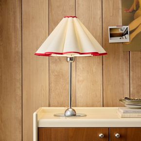 Emma Chamberlain Pleated Table Lamp (18") | West Elm (US)