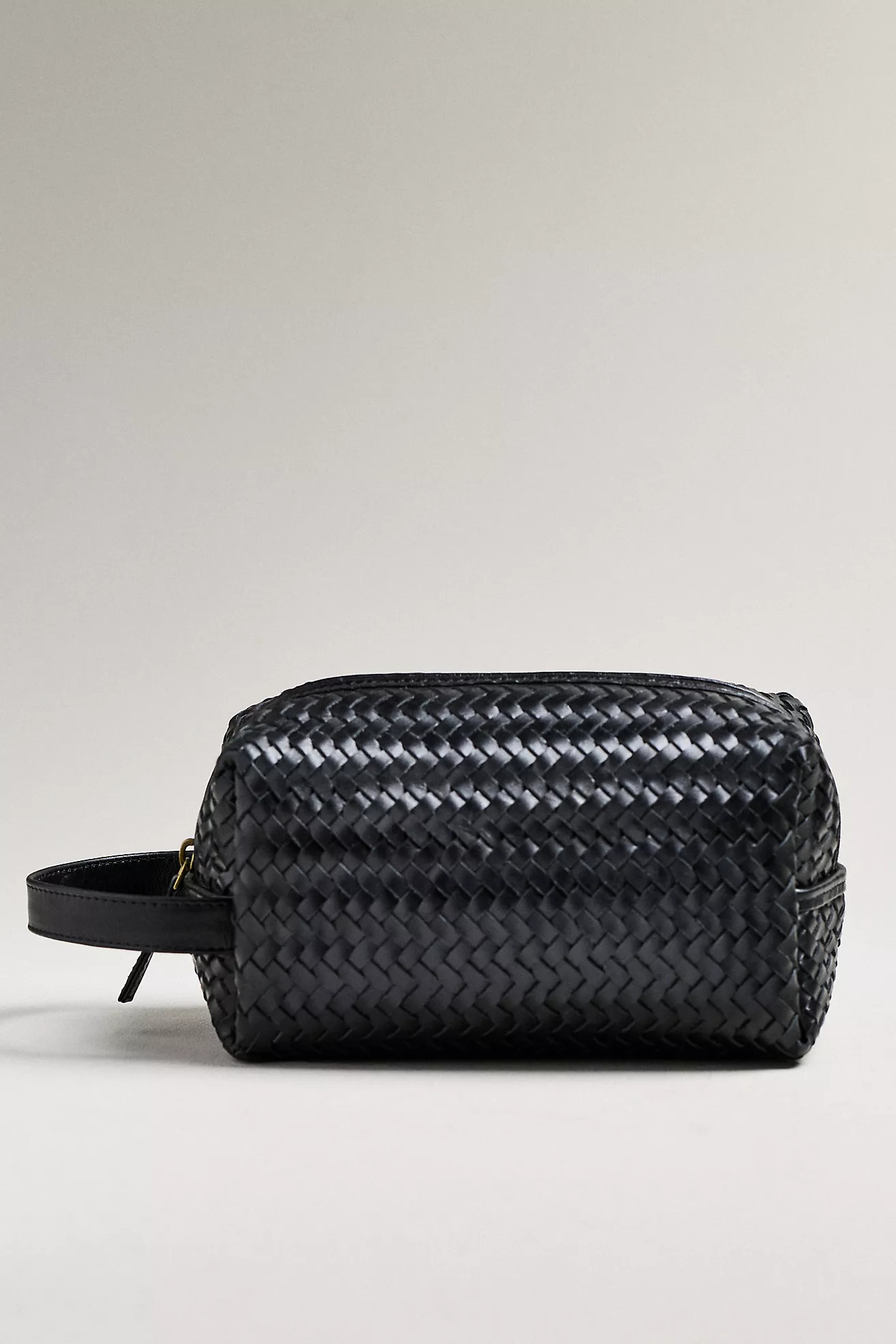 Bembien Woven Leather Pouchette | Anthropologie (US)