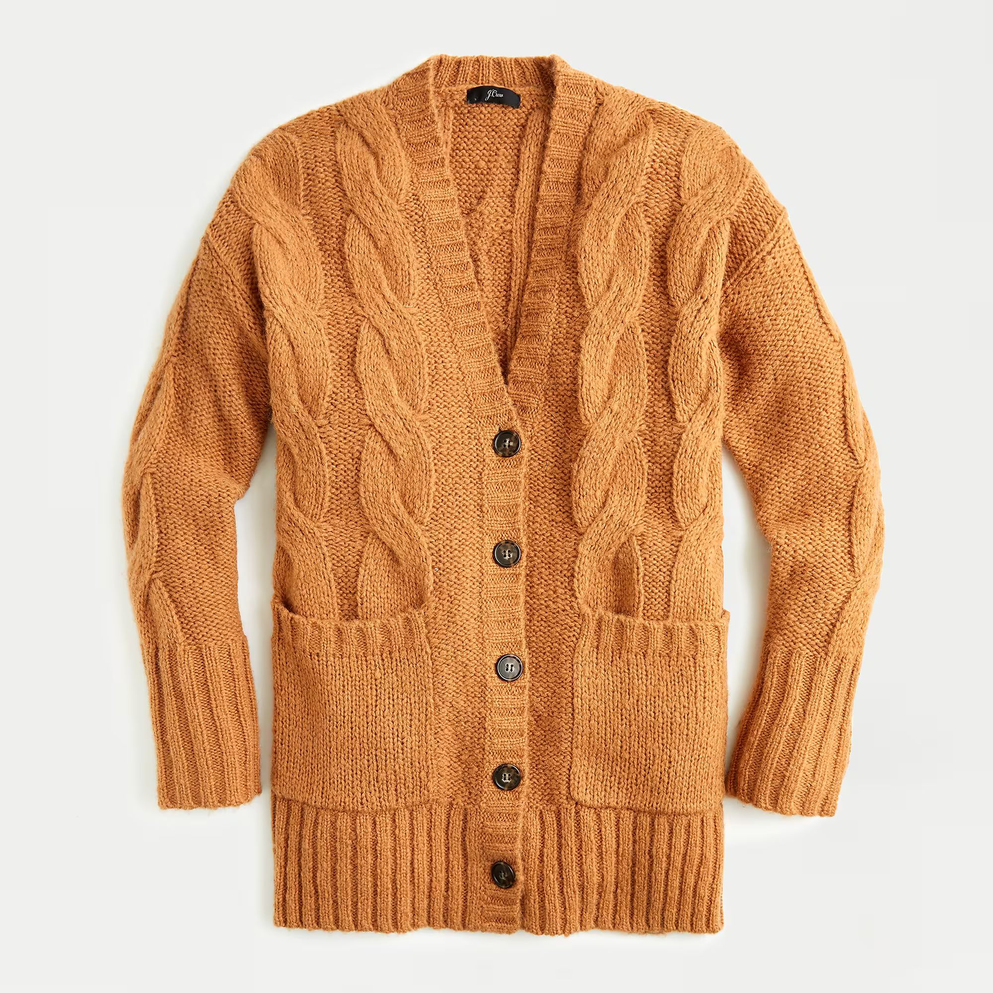 Chunky cable-knit oversized cardigan | J.Crew US