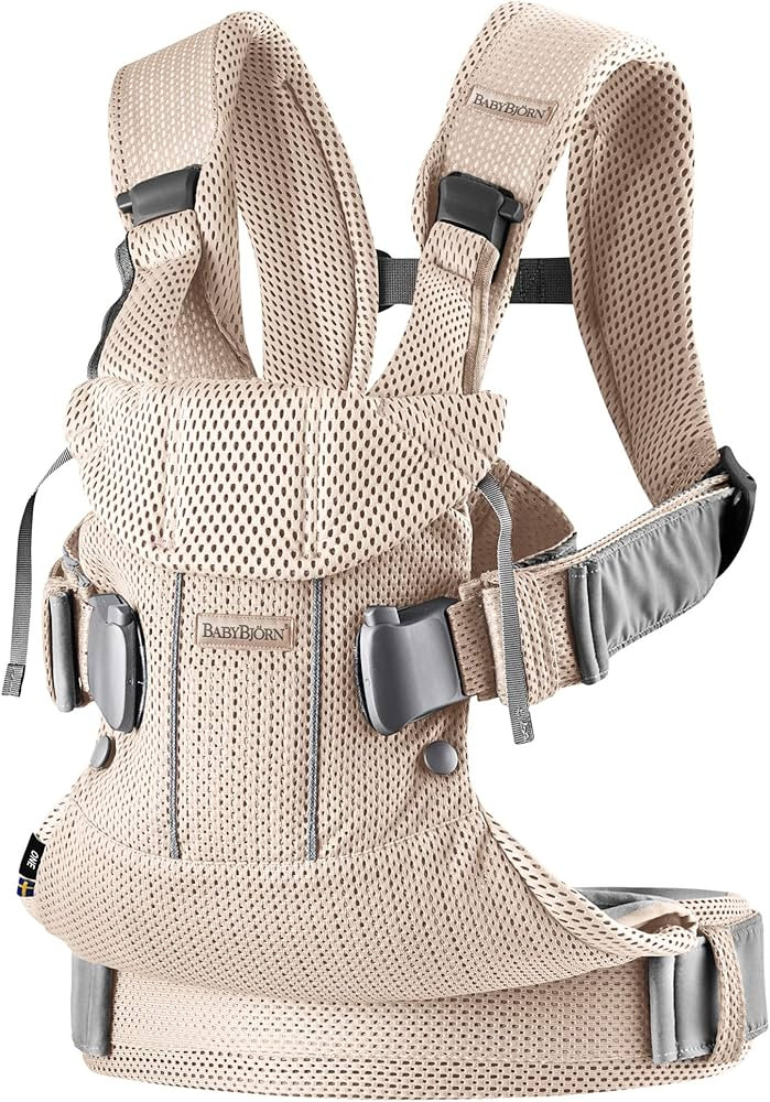 BABYBJÖRN Baby Carrier One Air, 3D Mesh, Pearly Pink | Amazon (US)