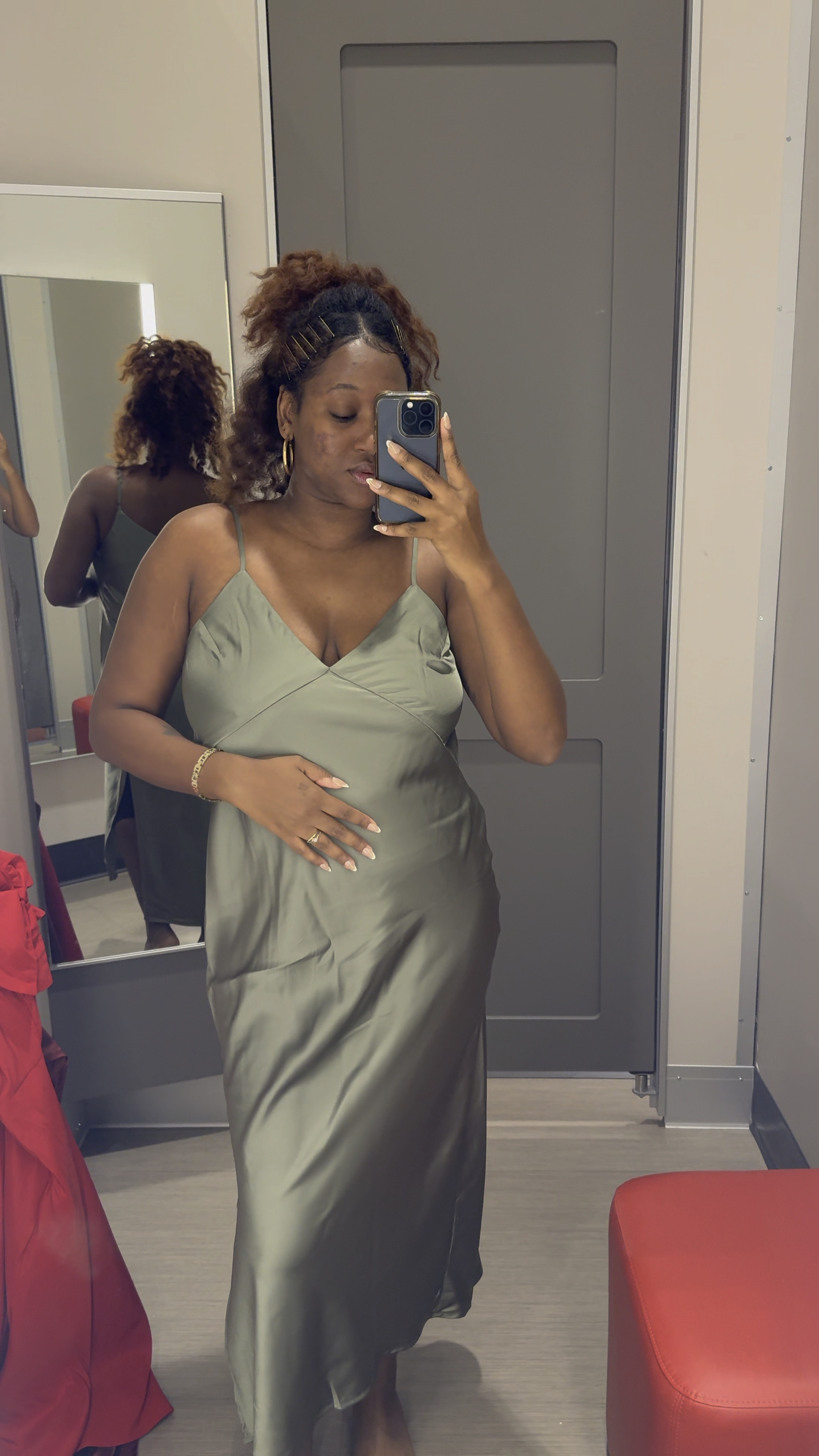 A silky holiday green 🎄

#LTKFindsUnder50 #LTKStyleTip #LTKHoliday