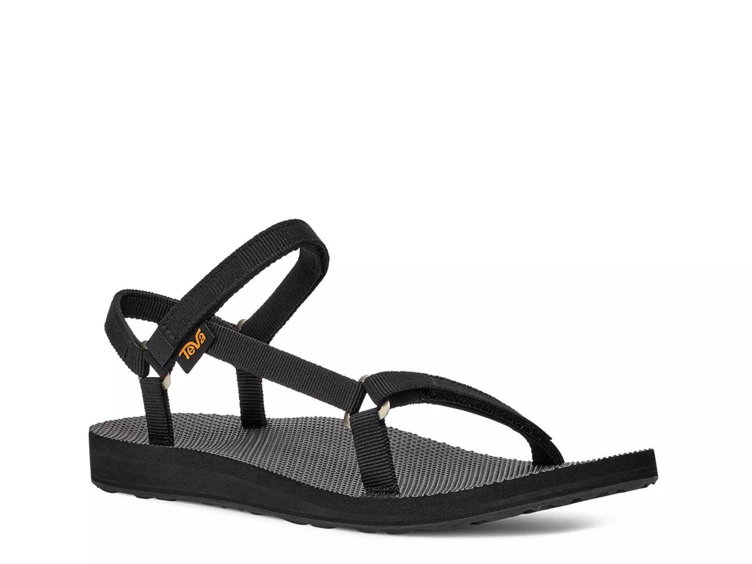 Teva Original Universal Slim Sandal | Women's | Black | Size 9 | Sandals | Ankle Strap | DSW