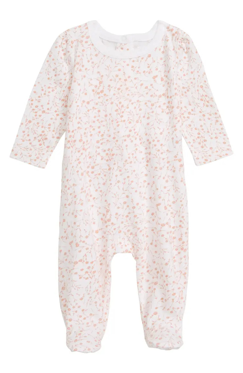 Puff Sleeve FootieSOMETHING NAVY | Nordstrom