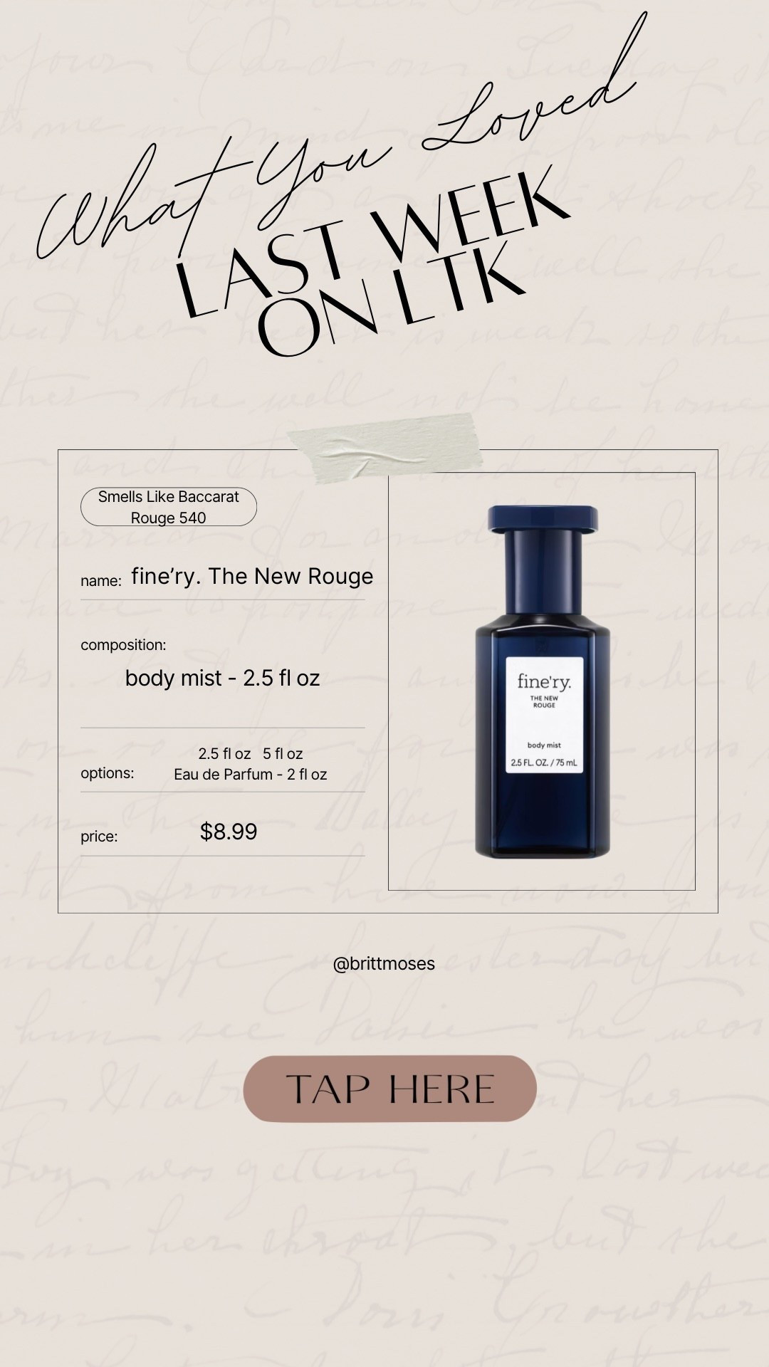 You all loved this Baccarat Rouge 540 dupe last week! Only $8.99 from Target. #targetfinds #dupe #ltkbeauty