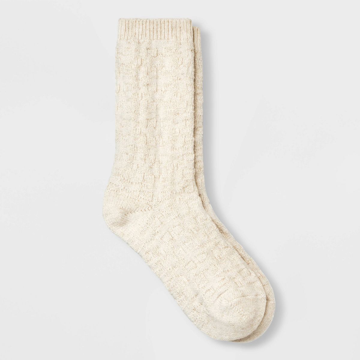 Women's Cotton Textured Light Sparkle Boot Crew Socks - Universal Thread™ 4-10 | Target