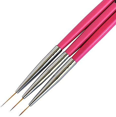 Winstonia Super Fine Nail Art Brush Set for Thin Lines, Tiny Details, Fine Drawing, Delicate Colorin | Amazon (US)