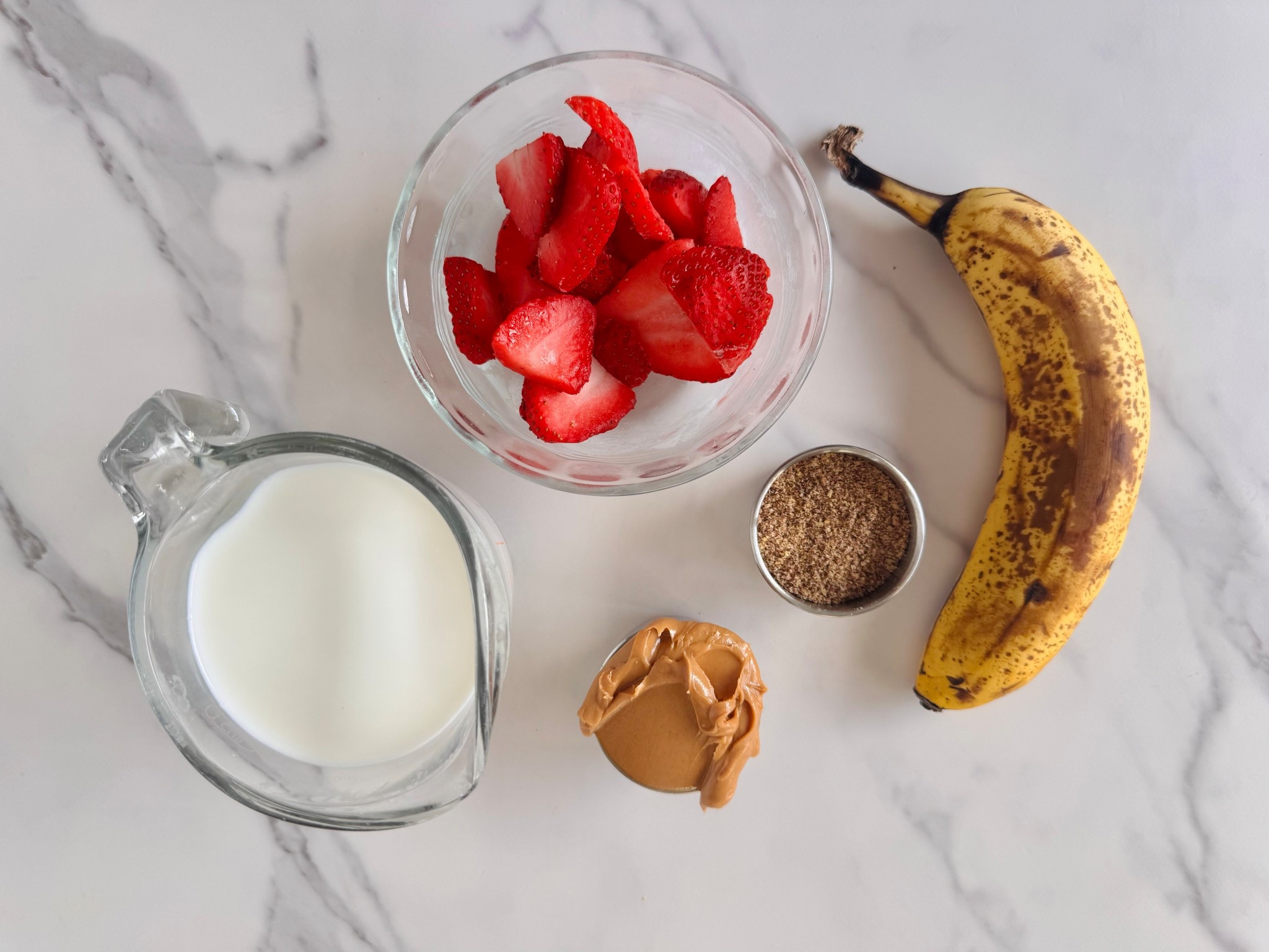 Peanut butter and jelly smoothie 