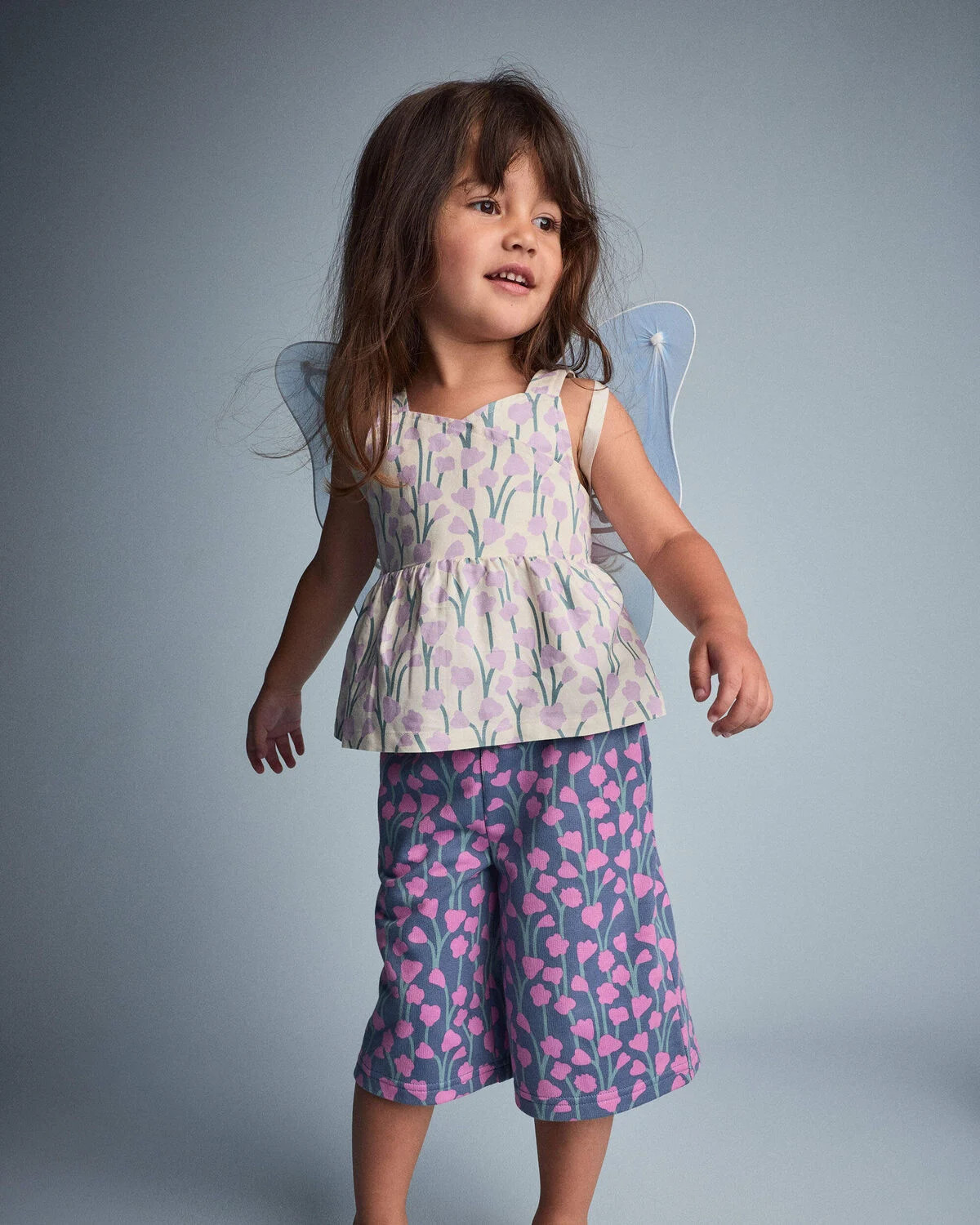 Toddler Girl Peplum Tank Top in Wildflower Print - Cream - Otter Avenue | Carter's | Carter's Inc