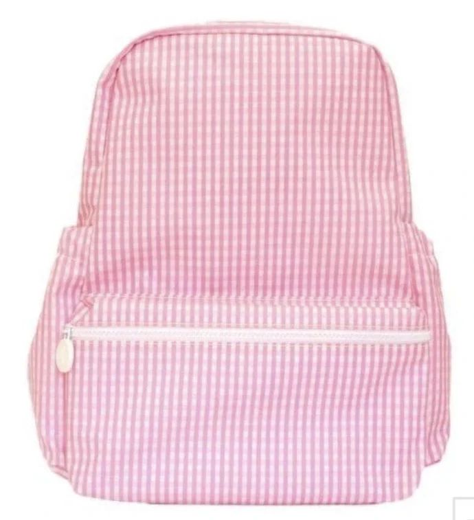 Wipeable Pink Gingham Backpack | Lovely Little Things Boutique