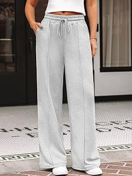 AUTOMET Womens Wide Leg Sweatpants Baggy Lounge Travel Pants Fall Fashion Outfits 2025 Winter Clo... | Amazon (US)