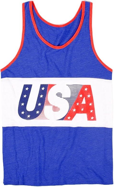 Tipsy Elves USA Tank Top for Men - Funny Patriotic American Men’s Tank Top Shirts | Amazon (US)
